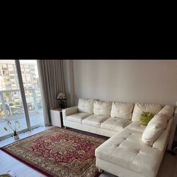 White Sectional Couch