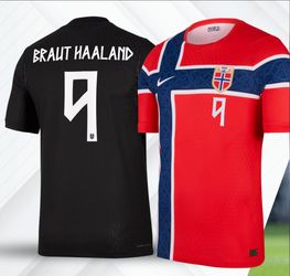 Haaland Norway World Cup Jersey M L XL