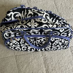One travel Rolling Duffle Bag And One Vintage Door Bag