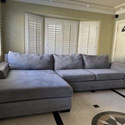 Used Grey Sectional Couch