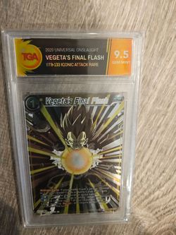 Dragon Ball Super Vegeta’s Final Flash BT9-133 IAR TGA 9.5 Gem Mint Custom Holo Label