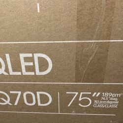 SAMSUNG QLED 75”