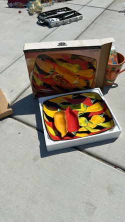 Chip And Dip Set And Platter