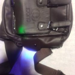 Guess Carry Bag  Brown Leather Medium Size