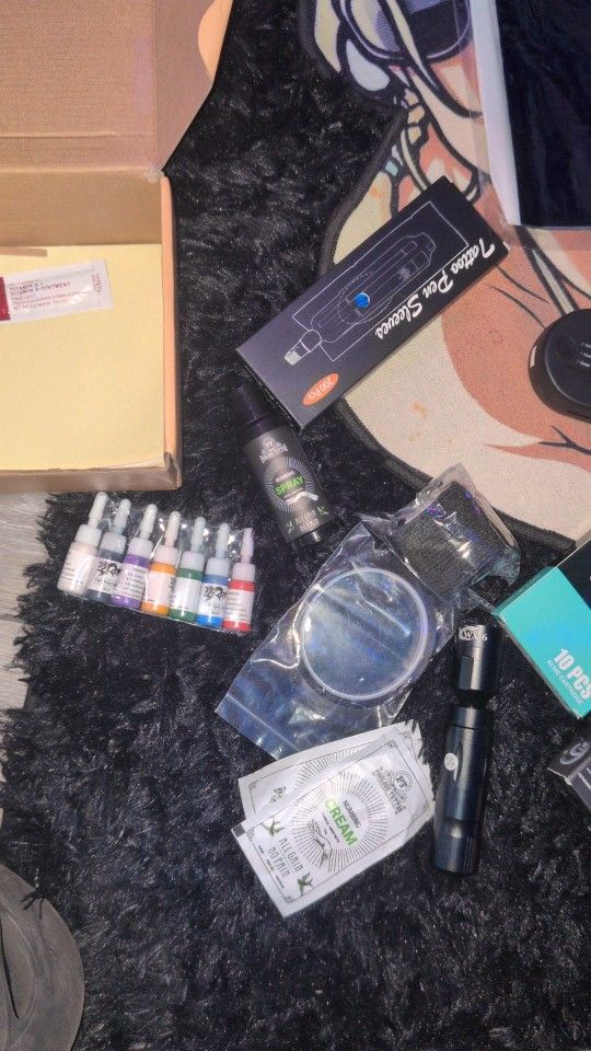 Brand New Tattoo Kit And Carbon Paper+ Numbing Cream
