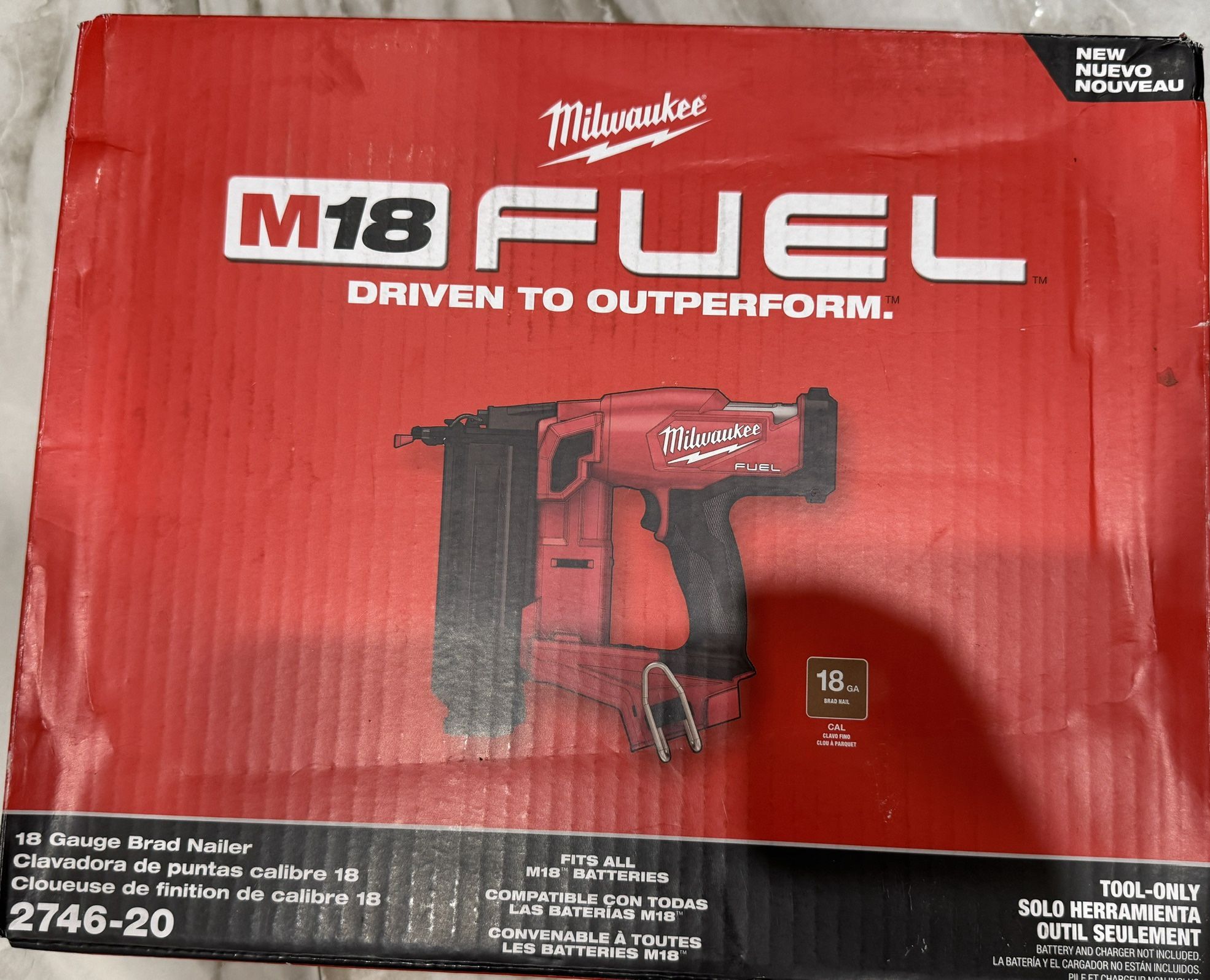 Milwaukee Finish Gun 18 Gage