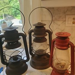 Antique Gas Lamps In 3 Colors