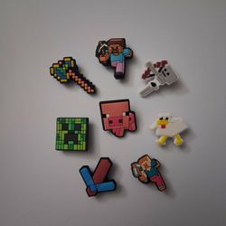 Minecraft Croc Charms 