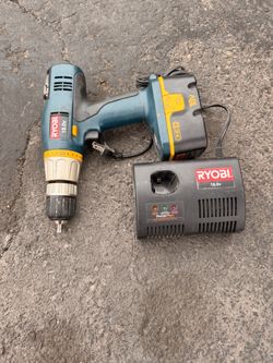 Ryobi 18V Cordless Drill with Battery and Charger