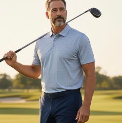 NEW Peter Millar Golf Polo Men’s size XXL Blue Crown Crafted  NWT