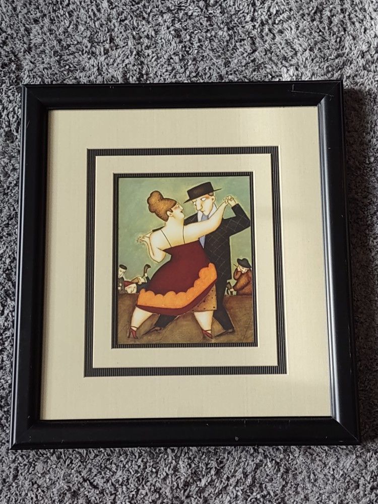 Framed And Matted Steven Lamb Art Print Poster.