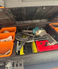 Ryobi Corded Miter Saw with Tool Box & Accessoriesy