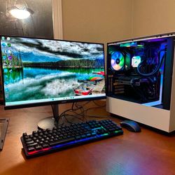 i7-10700F,GTX 1660,16GB,1TB Gaming PC Complete Bundle 