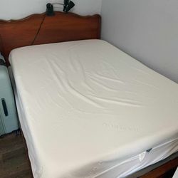 MOVING SALE - Queen Memory Form Mattress + Box Spring + Bed Frame