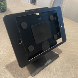 CarrieCathy Desktop Anti-Theft Security Kiosk POS Stand Holder Enclosure for 10.2" 2021 iPad 9th Gen 2020 iPad 8th Gen 2019 iPad 7th Gen, Flip & 360° 
