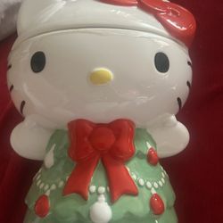 Hello Kitty Christmas Cookie Jar