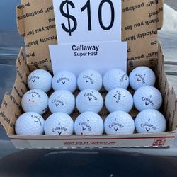 15 Callaway Superfast Golf Balls