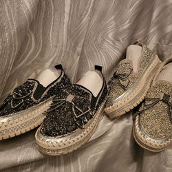 Glittery shoes