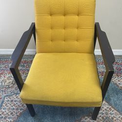 1 MCM Kimball Strong Wood Arm Chair 24.5” W 1 sillón de madera