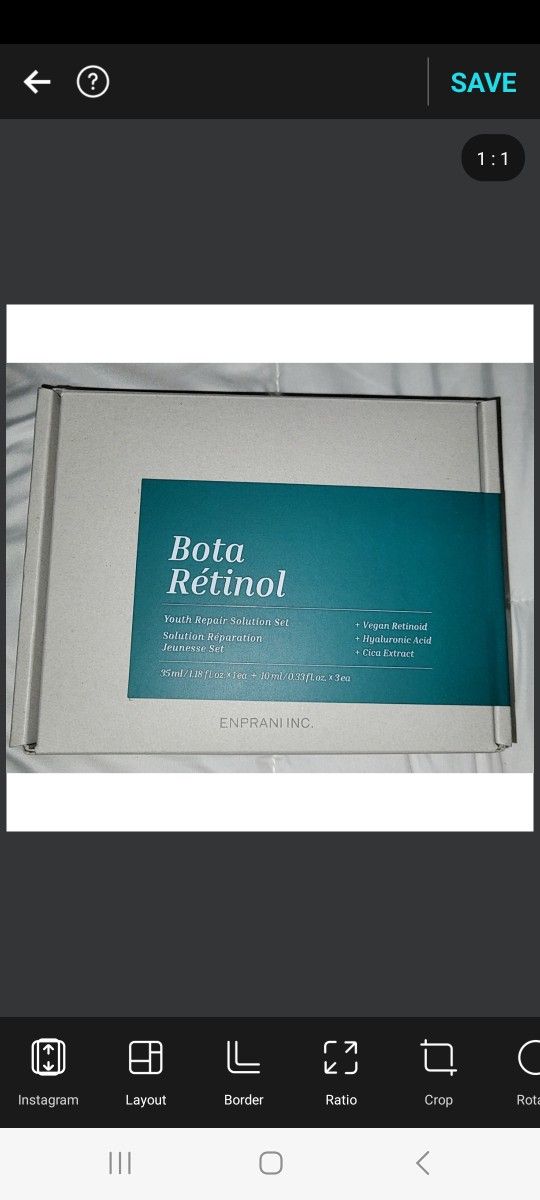 ENPRANI Bota Retinol Youth Repair Ampoule Solution Vegan Skincare Set KBEAUTY