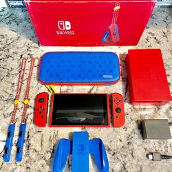 Nintendo Switch V2 Red Mario Edition 