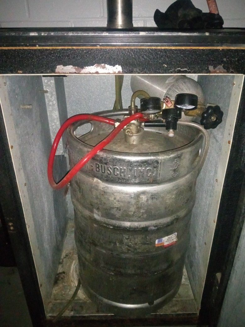 Beer Meister 3 Tap Kegerator With Busch Keg for Sale in Athens, GA