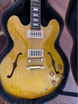 Gibson mod shop 335 - amber custom 1 of 1