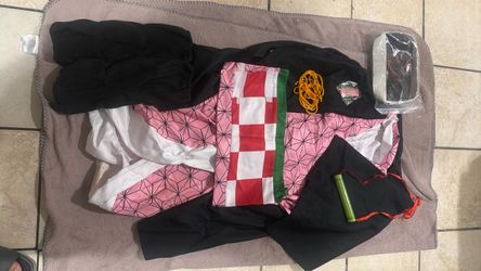 Nesuko Kamado Demon Slayer Cosplay Costume Set