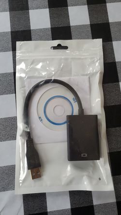 USB To HDMI connector Cable - New