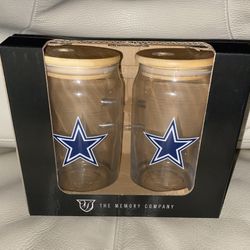 Cowboys Tumblr Glass Set 