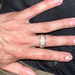 14kt gold 27 diamonds (real)