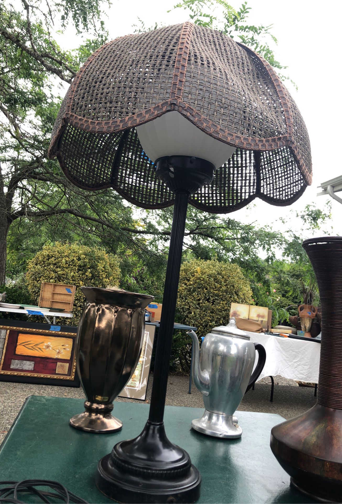 Antique table lamp - unique