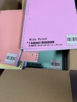 12 Pack Notebooks