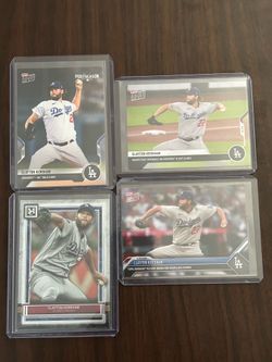 Dodgers Clayton Kershaw Topps Now Short Prints (4)