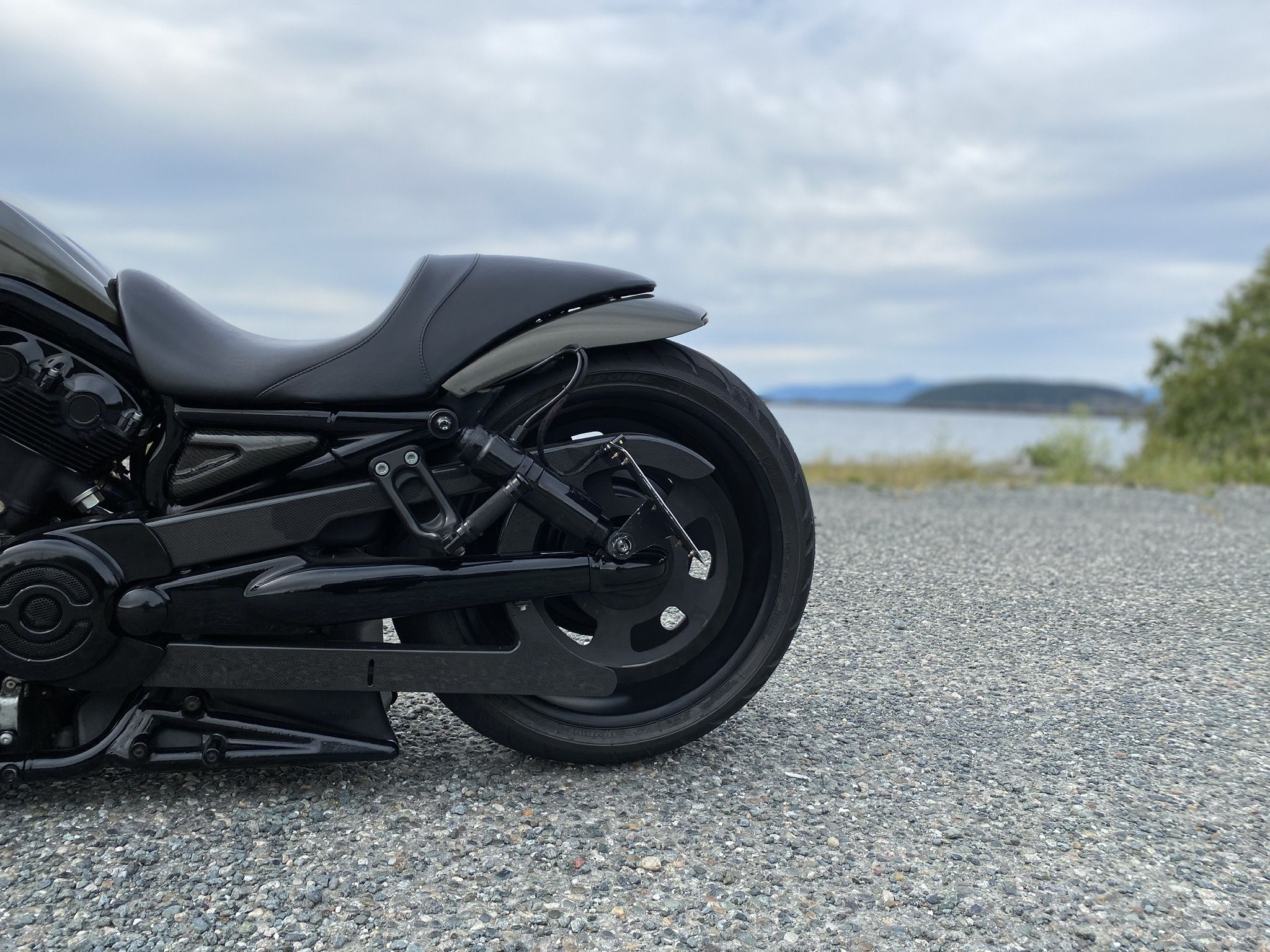 VROD (240 tire) One-Piece Leather Seat | Custom by C&C Seat