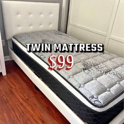 Twin Size Pillow Top Bamboo Brand Mattress New