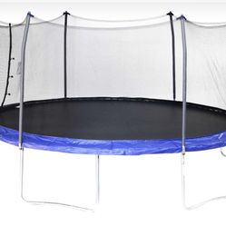 Skywalker 16 inch trampoline with hoop attachment