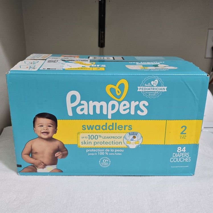 Pampers Size 2 Diapers 84 Ct.