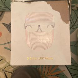 3 Color LED Mask For Acne Description Mask Is Great condition,box has Seen better day's