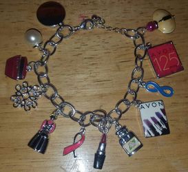 Avon 25th anniversary charm bracelet