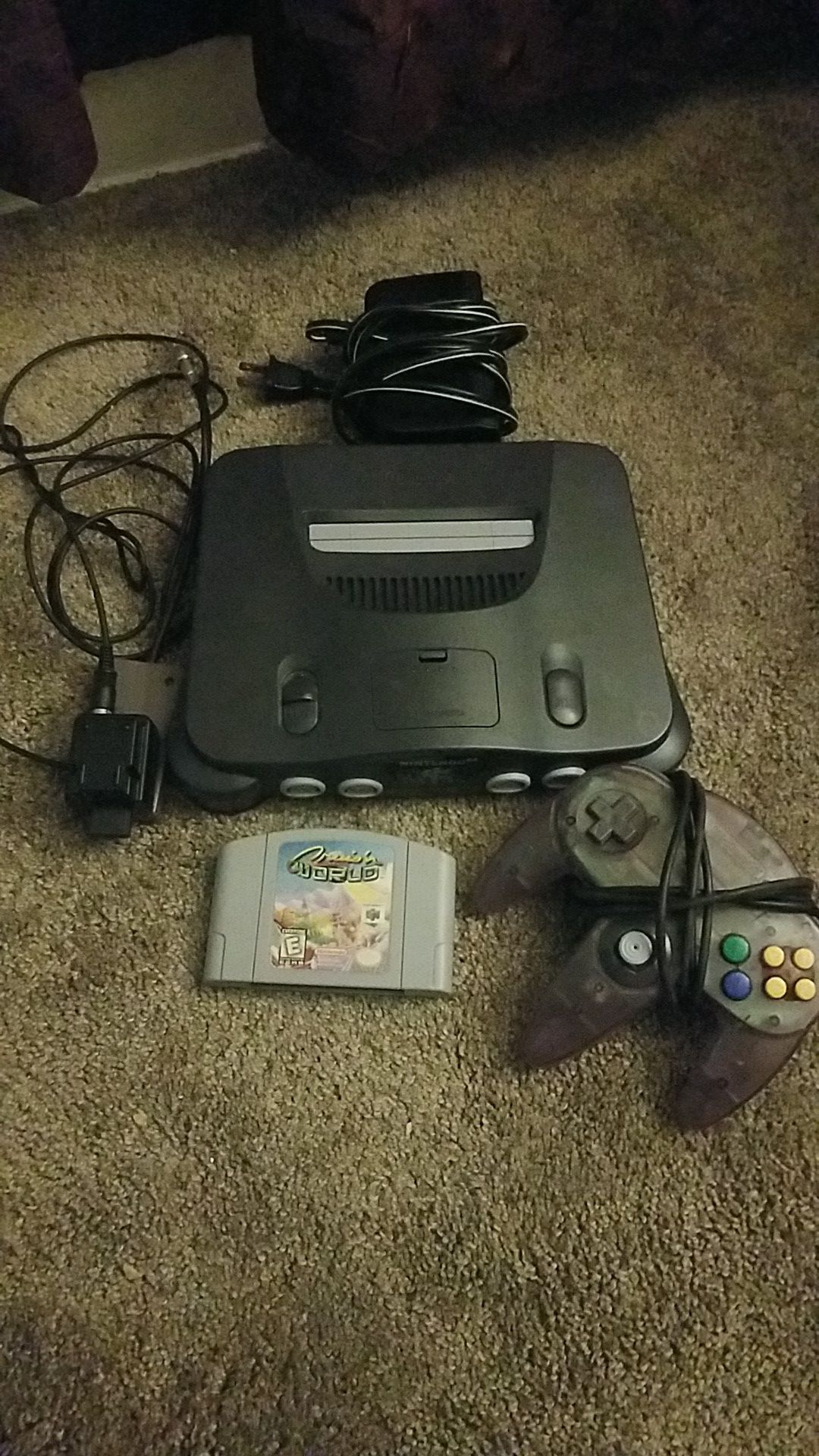 Nintendo 64 with 1 controller/1 game