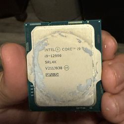 12th gen I9 Intel CPU