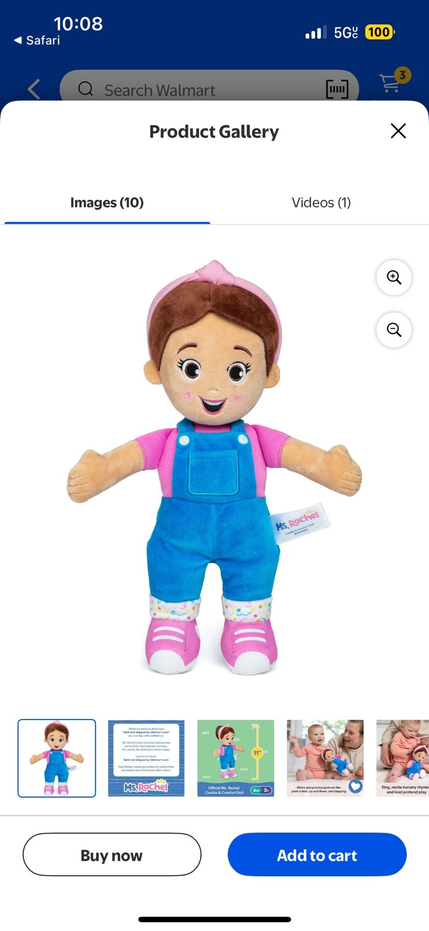 Ms.Rachel Plush Doll