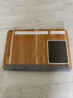 Cushioned Lap Desk with built-in mouse pad and wrist pad