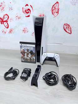 Sony Playstation 5 Disc Version - 825GB , Bonus 1 Game ( Used Very New )