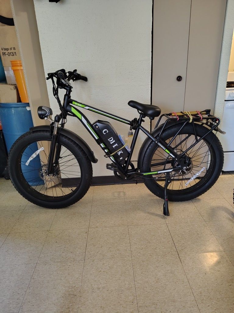Electric Mountain Bike... ( Rugged Electric Bicycle )