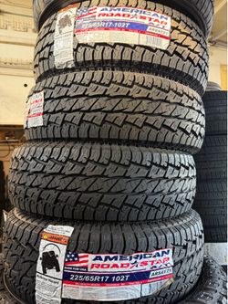 🚨🚘I selling a set of tires 225 65 17 American allterain tires