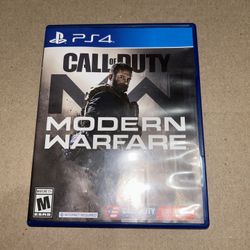 PS4 Modern Warfare 