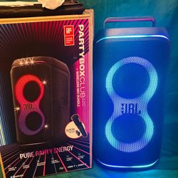 JBL Partybox Club Live 120 Portable Bluetooth Speaker w/ Led Lights, 160 Watts, No Microphone 