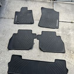 Toyota Sequoia 2013 Rubber Floor Mats OEM – Full Set